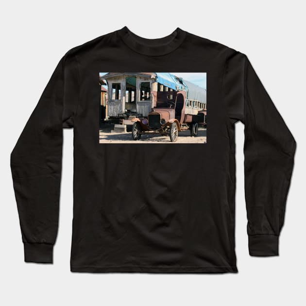 Abandoned truck Long Sleeve T-Shirt by Rob Johnson Photography